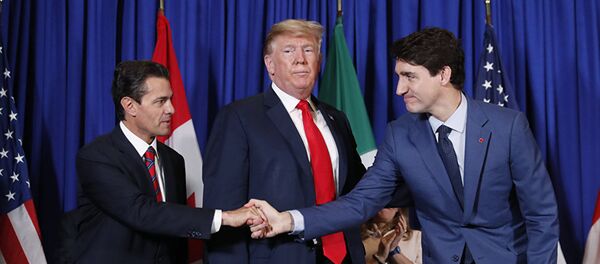 特朗普與墨西哥和加拿大領導人簽署新的貿易協定 - 俄羅斯衛星通訊社