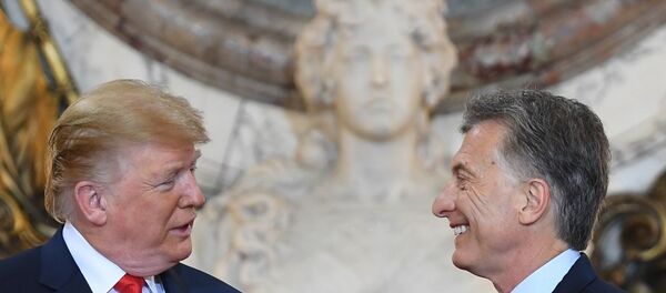 白宫：特朗普与阿根廷总统讨论中国的“掠夺性经济活动” - 俄罗斯卫星通讯社