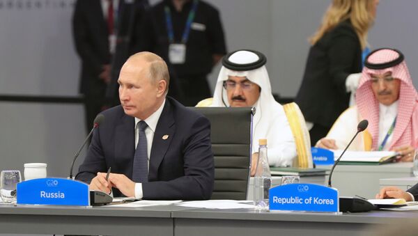 普京：G20峰会布宜诺斯艾利斯峰会宣言反映各国进一步合作愿望 - 俄罗斯卫星通讯社