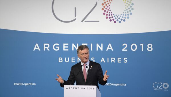阿根廷G20峰会已经通过宣言，其内容已经发布至峰会官网 - 俄罗斯卫星通讯社