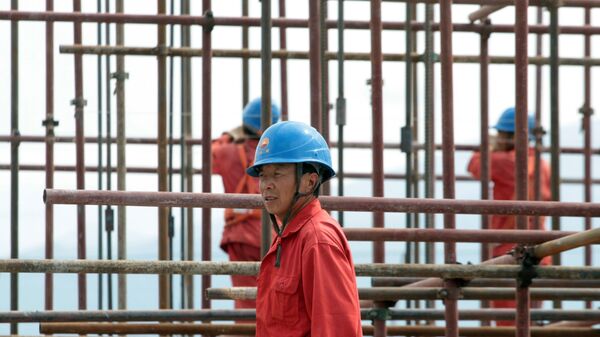 Китайский рабочий. - 俄羅斯衛星通訊社