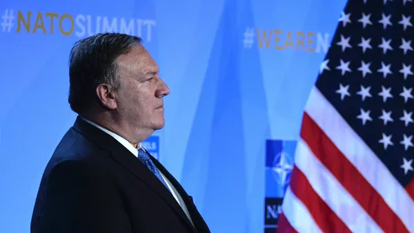 Государственный секретарь США, бывший директор Центрального разведывательного управления (ЦРУ) США Майк Помпео - 俄羅斯衛星通訊社
