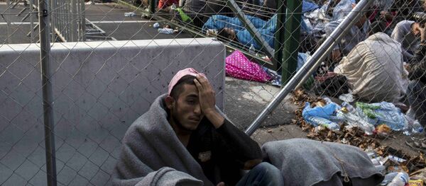 Мигранты на границе Венгрии и Сербии Мигранты на границе Венгрии и Сербии - 俄羅斯衛星通訊社