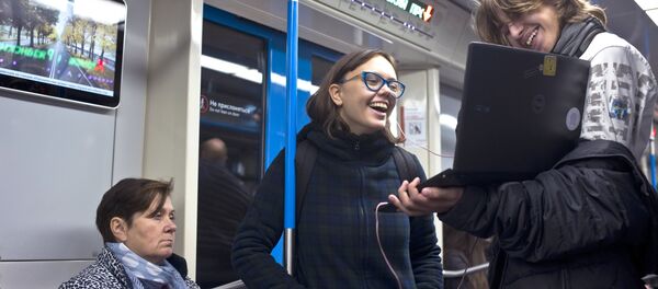 莫斯科地铁新设普希金虚拟书架 - 俄罗斯卫星通讯社