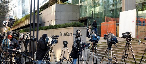 華為首席財務官抵達加拿大法庭參加保釋聽證會 - 俄羅斯衛星通訊社