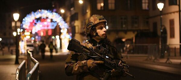 Военный после стрельбы в Страсбурге - 俄罗斯卫星通讯社