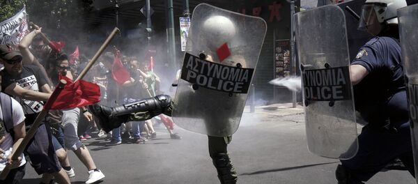 雅典,衝突 雅典,衝突 - 俄羅斯衛星通訊社