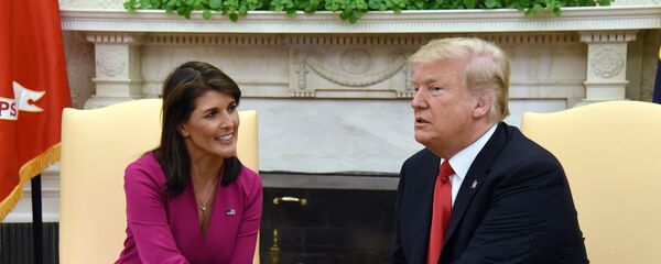 美国常驻联合国代表承认曾以特朗普不可预测的作风威胁他国 - 俄罗斯卫星通讯社