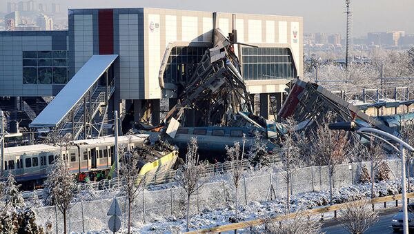 土耳其安卡拉火车事故造成4死43伤 - 俄罗斯卫星通讯社