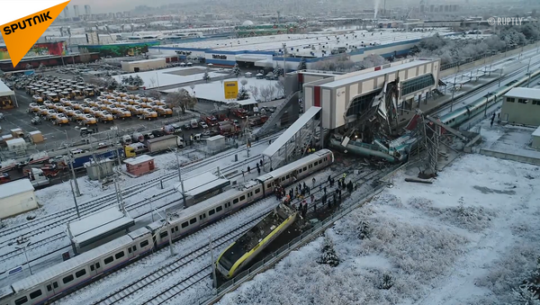 土耳其安卡拉火车事故造成9死46伤 - 俄罗斯卫星通讯社