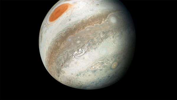 Снимок Юпитера, сделанный зондом Juno - 俄羅斯衛星通訊社
