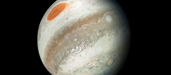 Снимок Юпитера, сделанный зондом Juno - 俄罗斯卫星通讯社