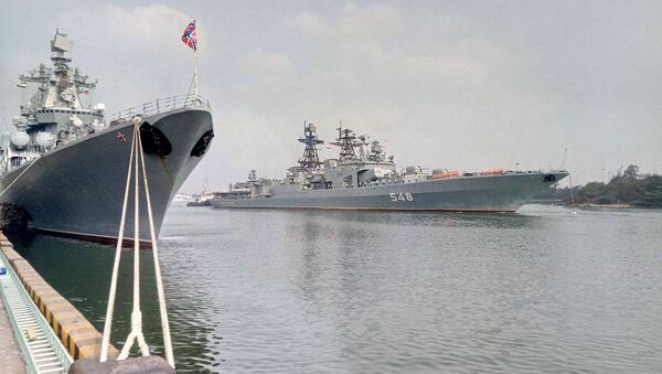 Российско-индийские военно-морские учения Индра - 俄罗斯卫星通讯社