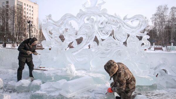 中国队成为俄托木斯克冰雕节获胜者 - 俄罗斯卫星通讯社