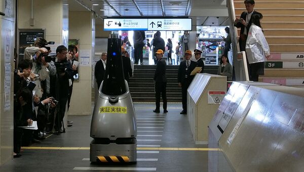 日本為籌備奧運會或在城市鐵路站上用機器人代替保安 - 俄羅斯衛星通訊社
