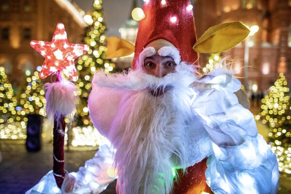 莫斯科市中心“圣诞之旅”艺术节 - 俄罗斯卫星通讯社