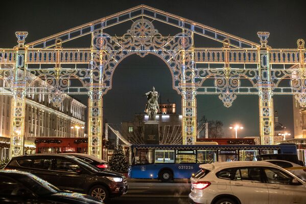 莫斯科市中心“圣诞之旅”艺术节 - 俄罗斯卫星通讯社