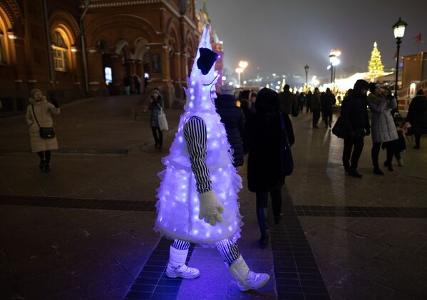 莫斯科市中心“圣诞之旅”艺术节 - 俄罗斯卫星通讯社