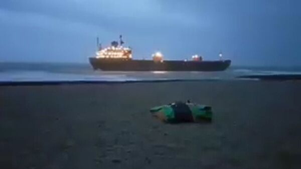 俄羅斯乾貨船在英國西南部海岸擱淺 - 俄羅斯衛星通訊社
