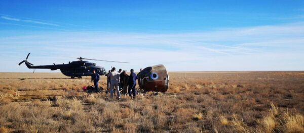 美航天局感谢俄罗斯军人对“联盟”号飞船乘员的救援行动 - 俄罗斯卫星通讯社