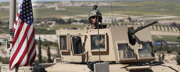 Американский солдат на севере Сирии. Архивное фото Американский солдат на севере Сирии. Архивное фото - 俄罗斯卫星通讯社