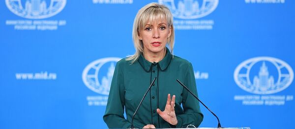 俄外交部新闻发言人玛丽亚·扎哈罗娃 