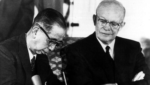 日本與美總統艾森豪威爾1960年僅討論過歸還齒舞和色丹二島問題 - 俄羅斯衛星通訊社