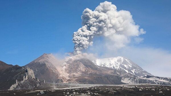 堪察加半岛希韦卢奇火山 - 俄罗斯卫星通讯社