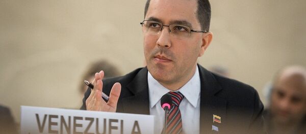 委内瑞拉外交部长豪尔赫∙阿雷亚萨 委内瑞拉外交部长豪尔赫∙阿雷亚萨 - 俄罗斯卫星通讯社