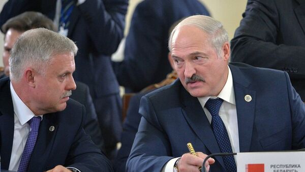 斯坦尼斯拉夫∙扎西和白俄罗斯总统亚历山大∙卢卡申科 - 俄罗斯卫星通讯社