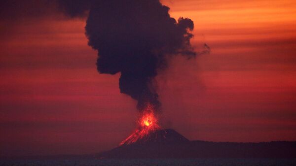 媒体：印尼提高阿纳克喀拉喀托火山喷发警报级别 - 俄罗斯卫星通讯社