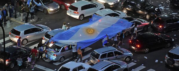 Митинги в Аргентине. - 俄罗斯卫星通讯社