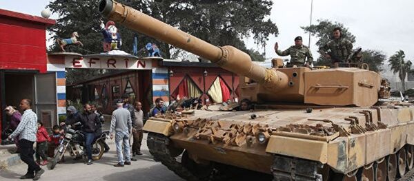 土耳其继续向土叙边境增派坦克和火炮 - 俄罗斯卫星通讯社