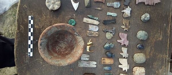 埃及文物事务部在地中海沿岸附近发现罗马时期的石棺 - 俄罗斯卫星通讯社