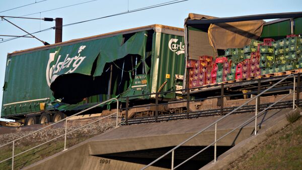 大貝爾特橋鐵路事故，1月2日 - 俄羅斯衛星通訊社