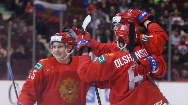 俄罗斯击败斯洛伐克晋级U20冰球世锦赛半决赛 - 俄罗斯卫星通讯社