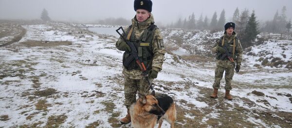 乌克兰边防军人 乌克兰边防军人 - 俄罗斯卫星通讯社