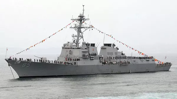 美海軍“麥克坎貝爾”號驅逐艦 - 俄羅斯衛星通訊社