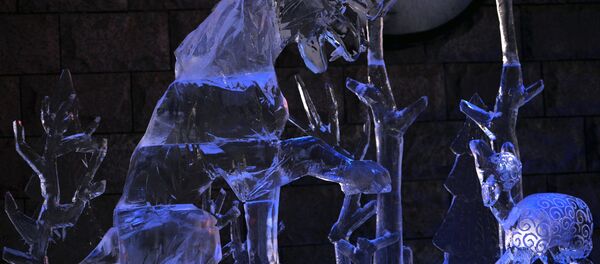 代表队作品获中国哈尔滨国际冰雕比赛二等奖 - 俄罗斯卫星通讯社