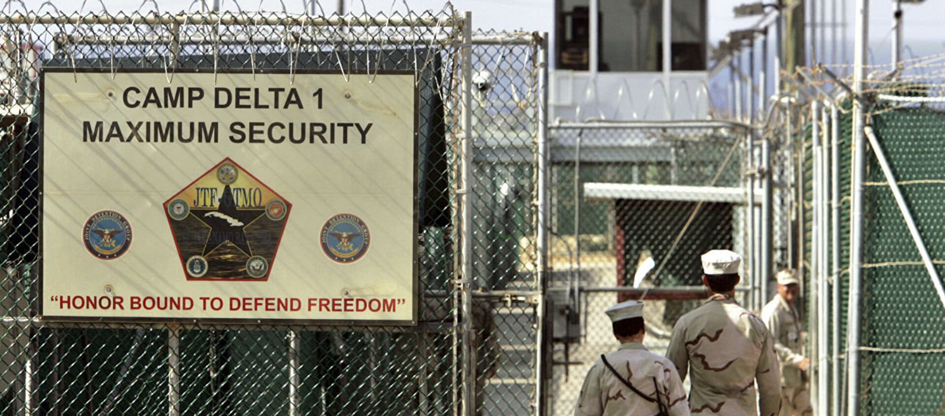 Тюрьма в Гуантанамо на территории военно-морской базы на Кубе.  - 俄羅斯衛星通訊社, 1920, 03.05.2021