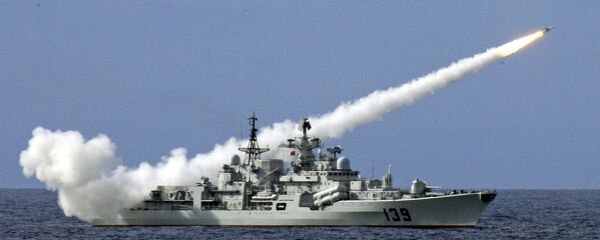 中国海军在暹罗湾展示自己的舰队 - 俄罗斯卫星通讯社