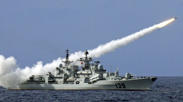 中国海军在暹罗湾展示自己的舰队 - 俄罗斯卫星通讯社