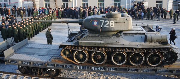 T-34坦克返回俄罗斯 - 俄罗斯卫星通讯社