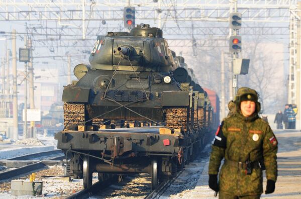 T-34坦克返回俄羅斯 - 俄羅斯衛星通訊社