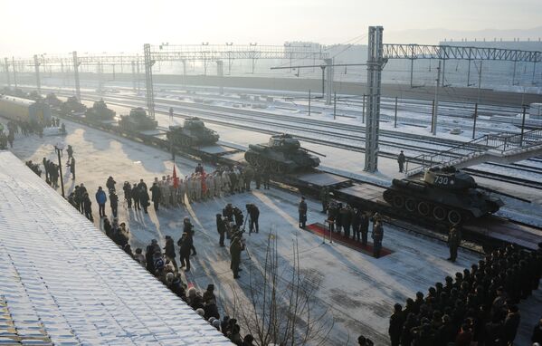 T-34坦克返回俄羅斯 - 俄羅斯衛星通訊社