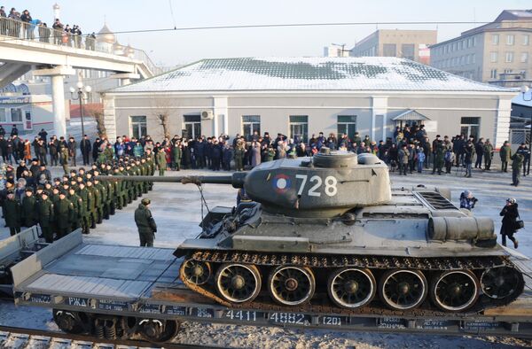 T-34坦克返回俄罗斯 - 俄罗斯卫星通讯社