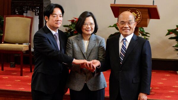 苏贞昌正式就任台湾“行政院长” - 俄罗斯卫星通讯社