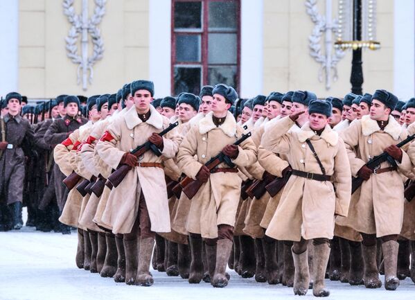 列宁格勒保卫战胜利75周年阅兵彩排 - 俄罗斯卫星通讯社