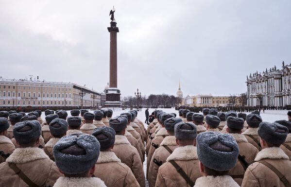 列宁格勒保卫战胜利75周年阅兵彩排 - 俄罗斯卫星通讯社