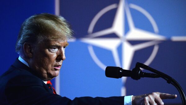 Президент США Д. Трамп на саммите НАТО - 俄羅斯衛星通訊社